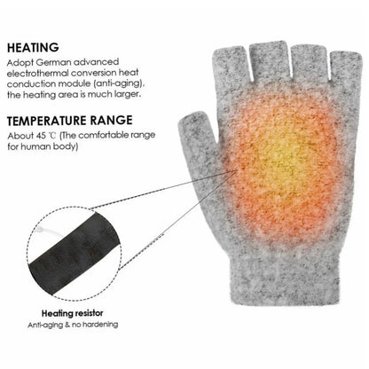 USB Heating Convertable Gloves