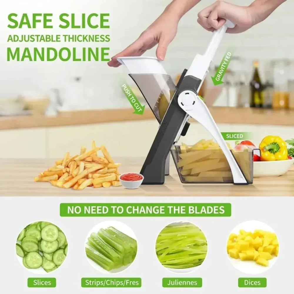 Multifunction Manual Vegetable and Potato Cutter