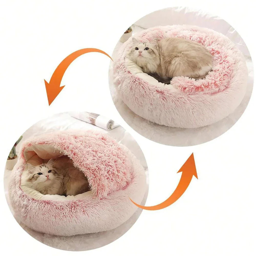 Winter Plush Pet Bed