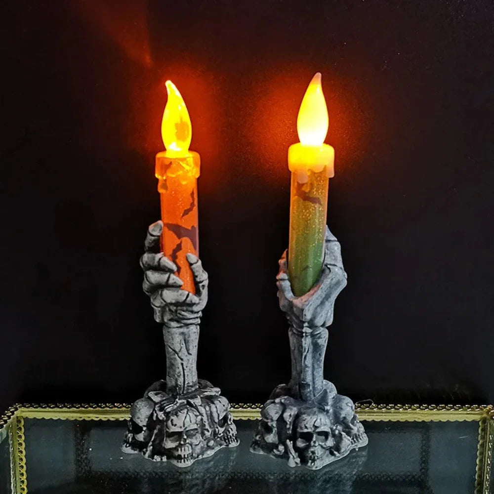 Halloween Decoration Ghost Hand LED Candle