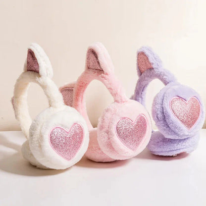 Girl Cat Ears Earmuffs