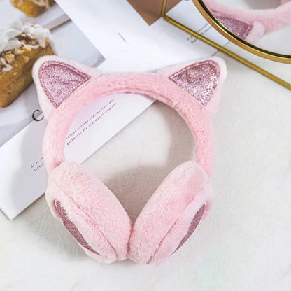 Girl Cat Ears Earmuffs