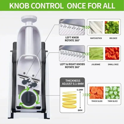 Multifunction Manual Vegetable and Potato Cutter