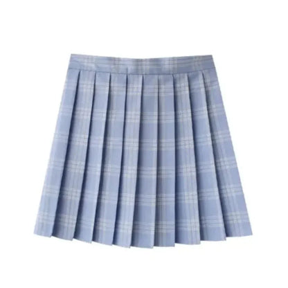 Japanese Theme Plaid Mini Skirt