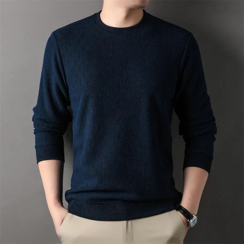 Mens Casual Long Sleeve Top