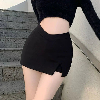 Womens High Waisted Party Mini Skirt