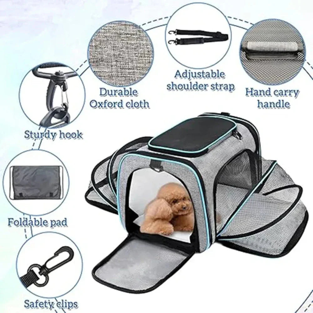 Hand Carry Breathable Pet Travel Bag