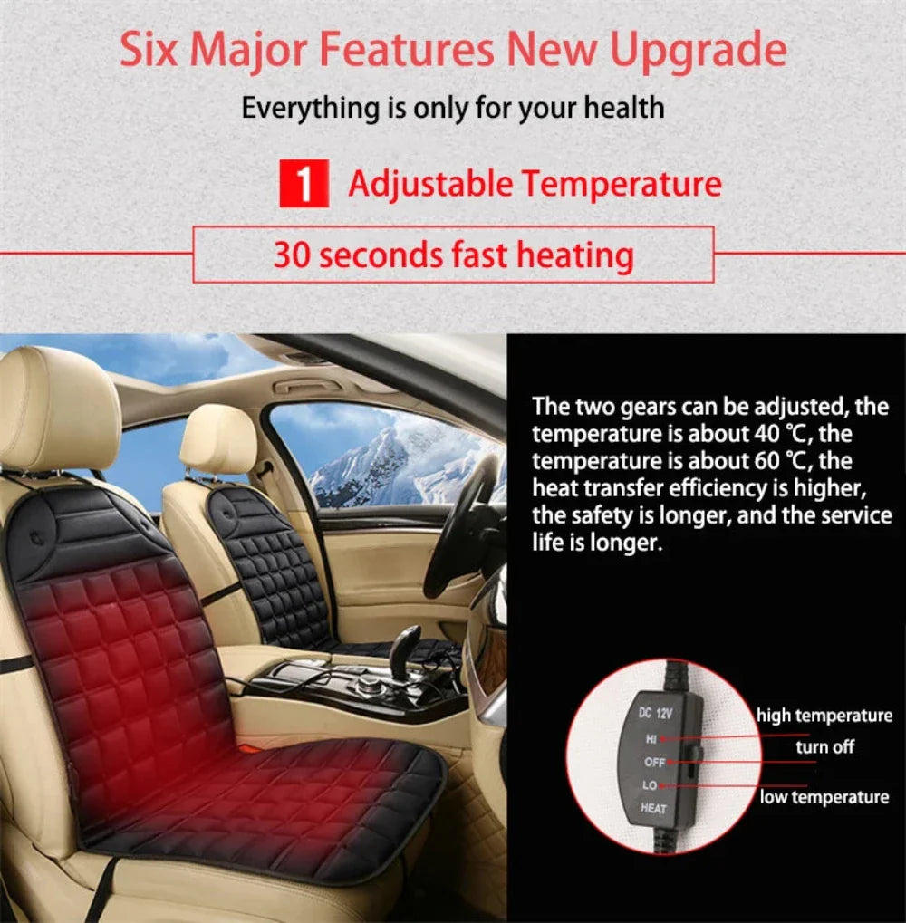 12V Warm And Comfortable Car Seat Heated Mat