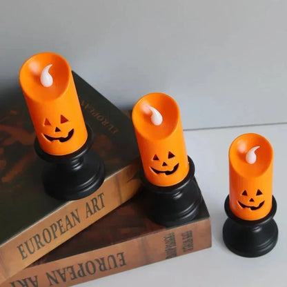 Halloween Pumpkin Theme LED Electronic Candle