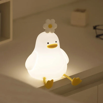 Adorable Duck LED Touch Lamp Mobile Phone Stand