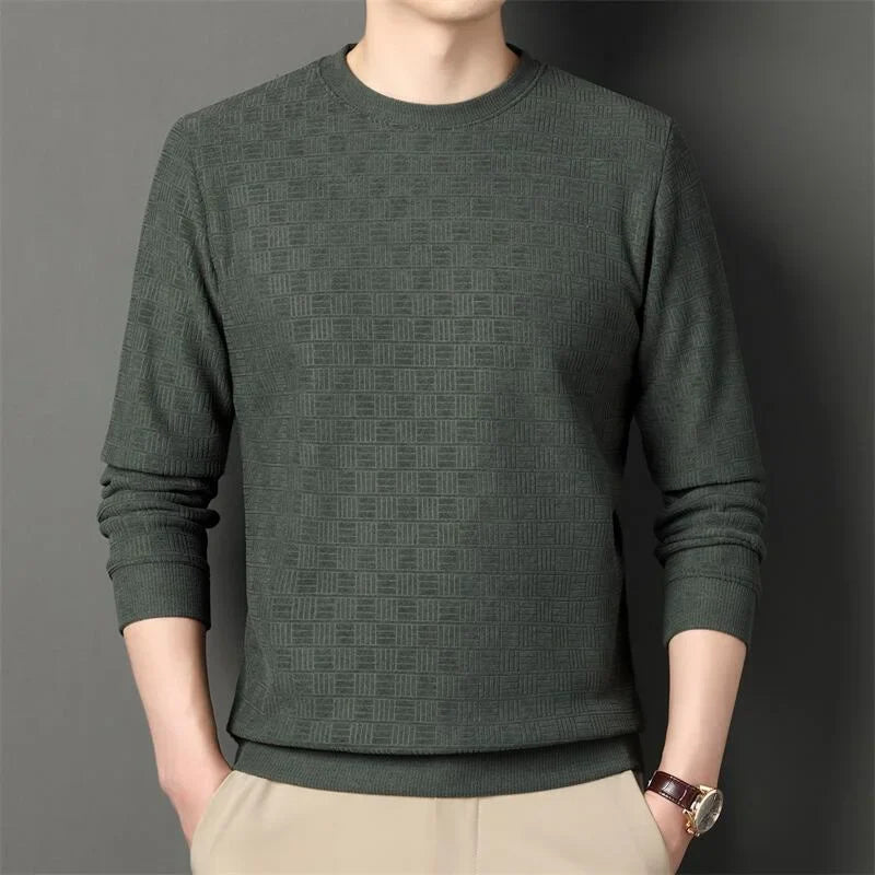 Mens Casual Long Sleeve Top