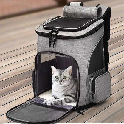 Foldable Pet Breathable Travel Backpack