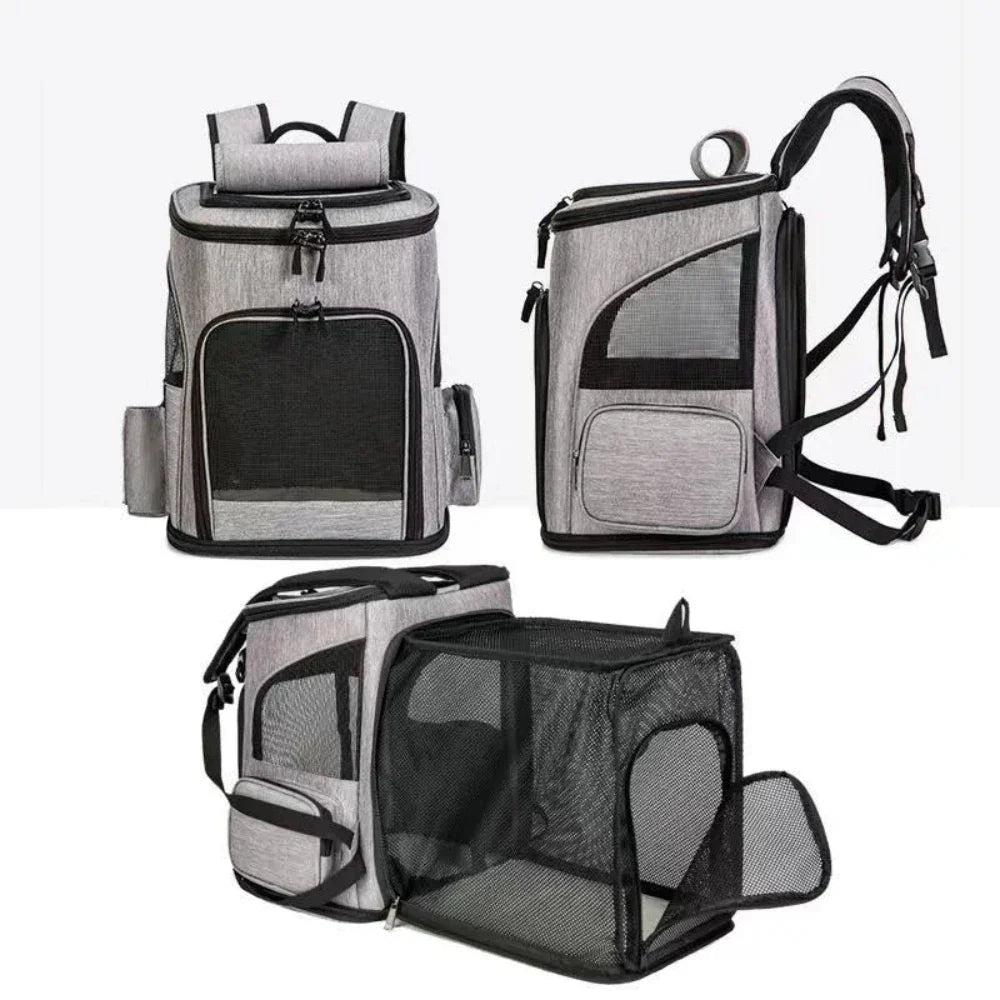 Foldable Pet Breathable Travel Backpack