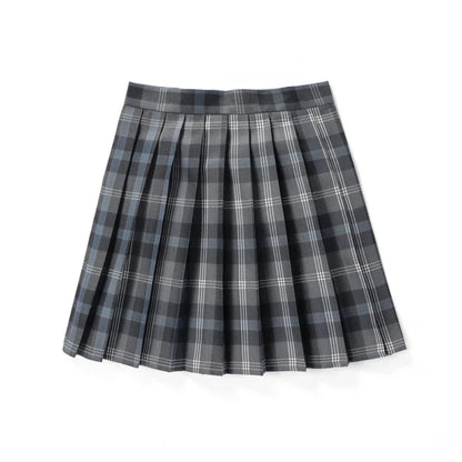 Japanese Theme Plaid Mini Skirt