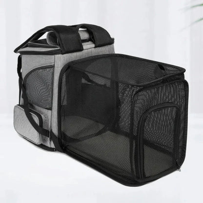 Foldable Pet Breathable Travel Backpack