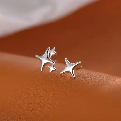 Minimal Star Earrings