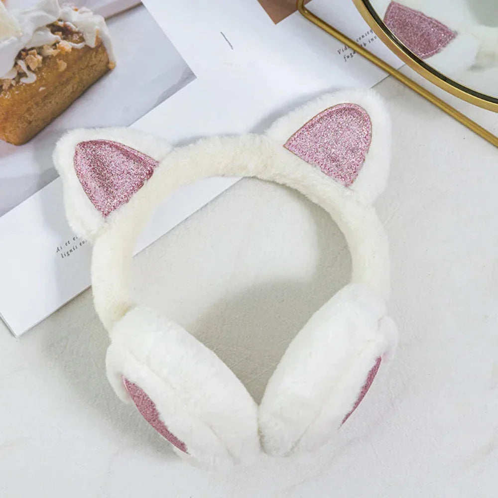 Girl Cat Ears Earmuffs