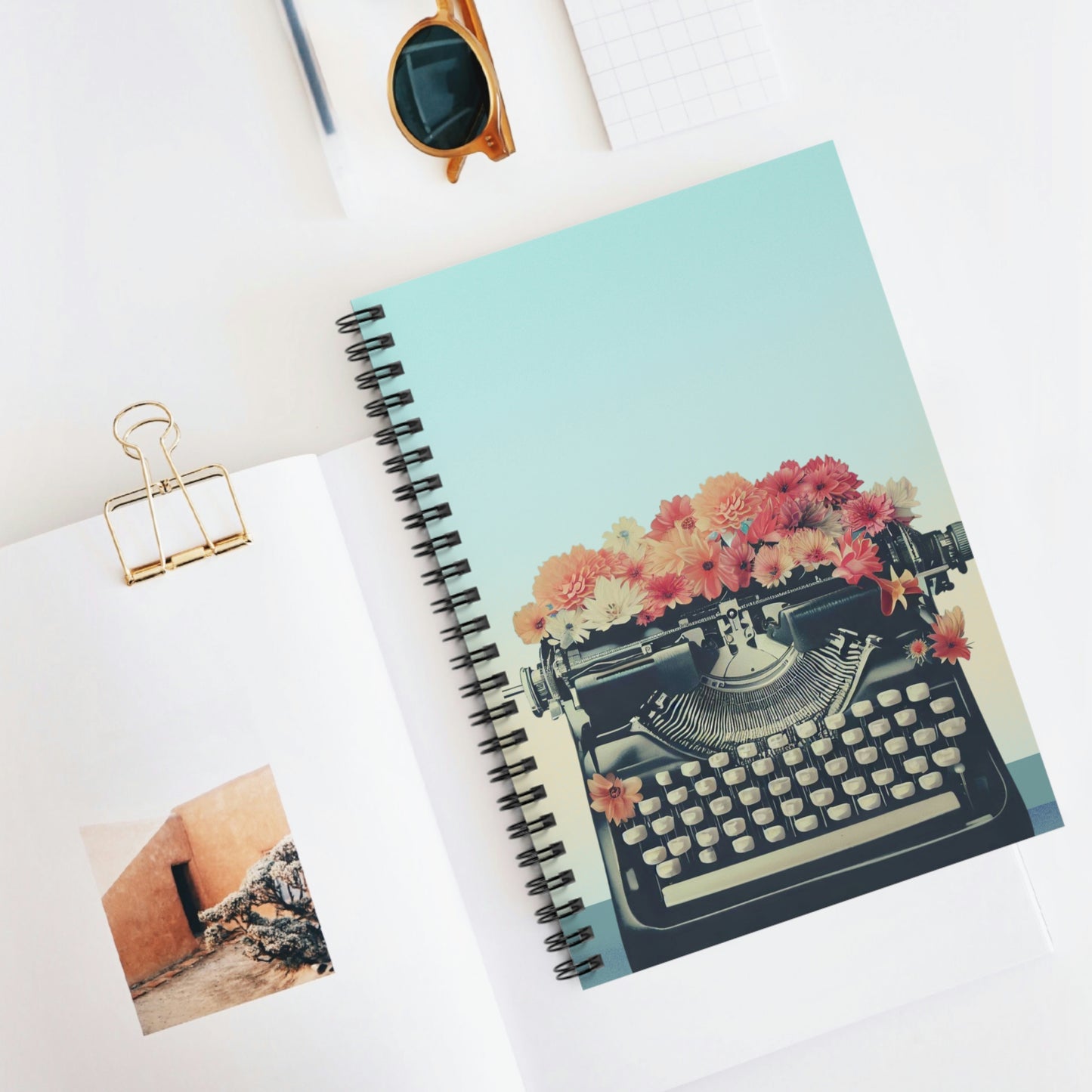 Retro Typewriter Spiral Notebook