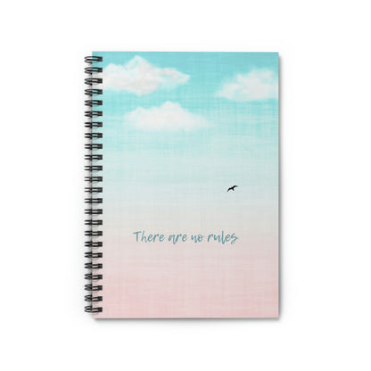 There Are No Rules Spiral Notebook