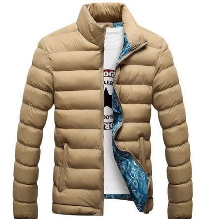 Mens Classic Bomber Puffer Jacket