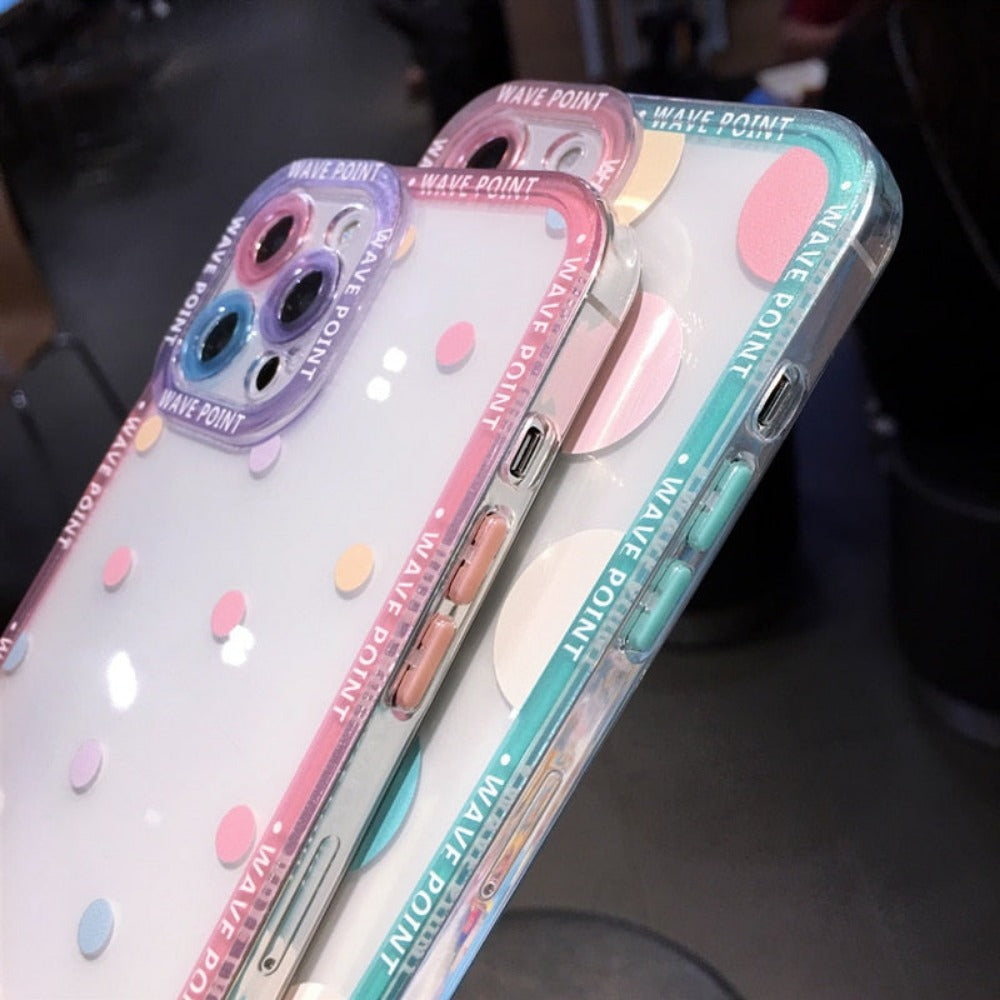 Heart Theme Clear  Case for iPhone