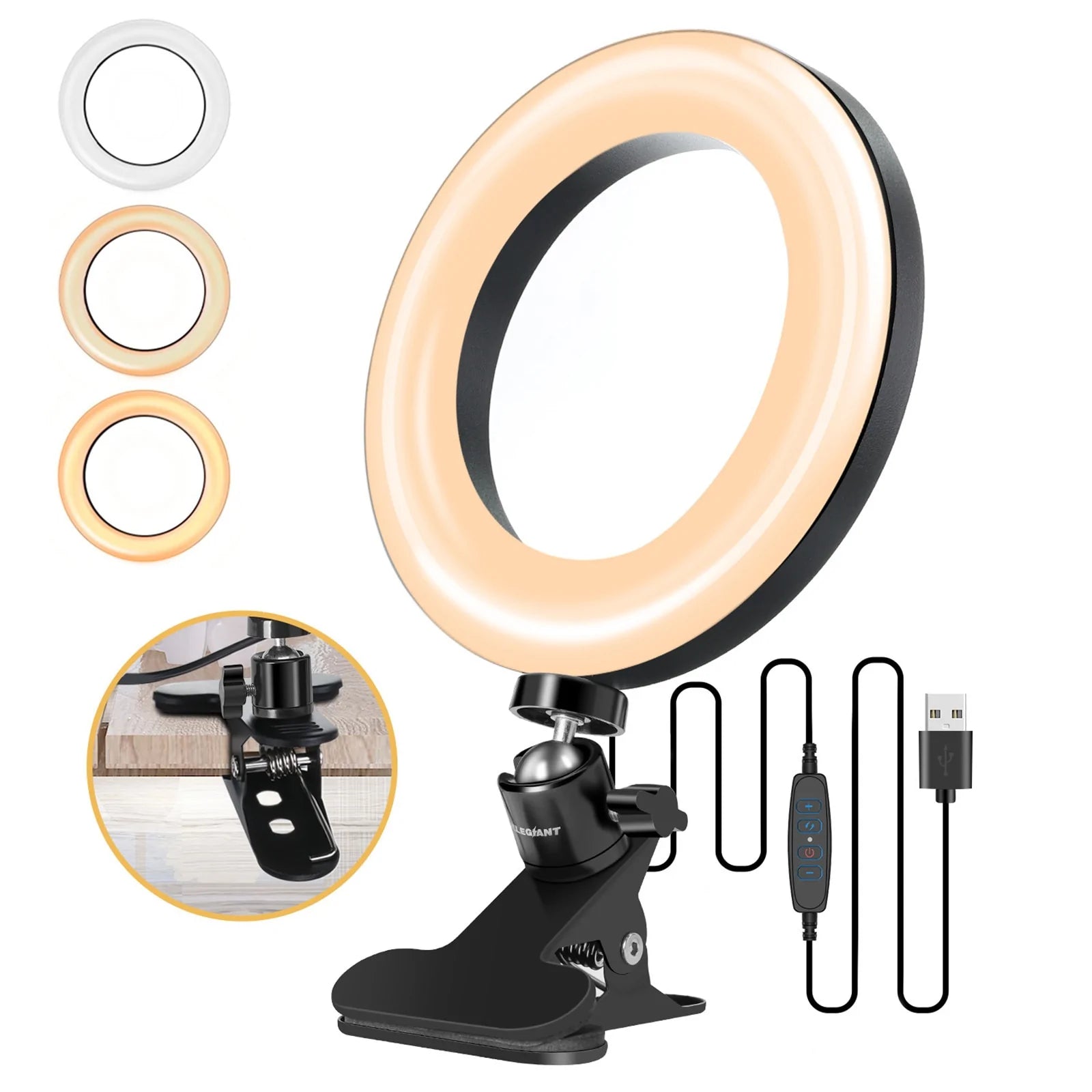 2-In-1 LED Ring Light Stand Clipon – Onetify