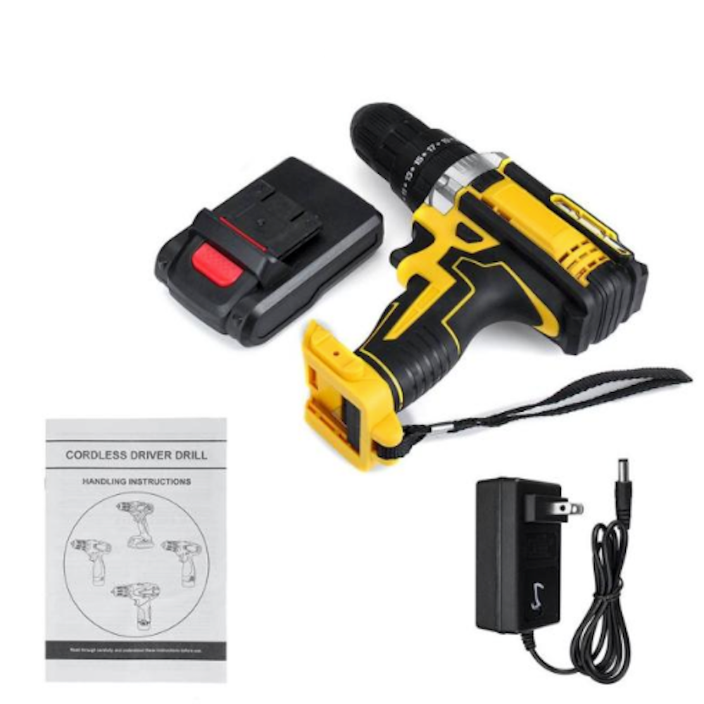 48V Cordless Electric Impact Drill Driver with 25+3 Torque Setting