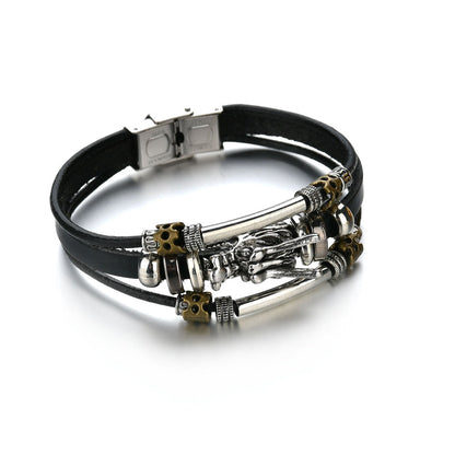 Mens Modern Multilayered Bracelet