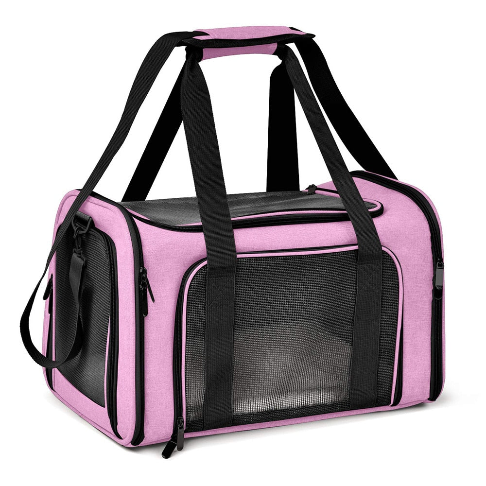 Breahtable Shoulder Pet Carry Travel Bag