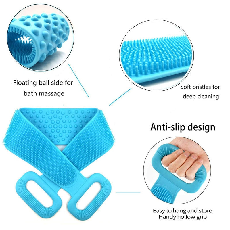 Body Exfoliating Silicone Scrub Belt