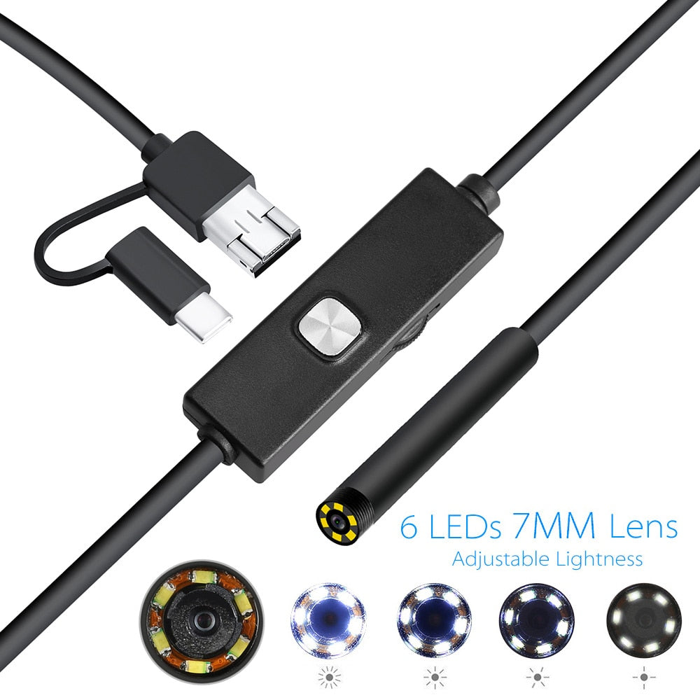 Waterproof Mini Remote Camera with LED light