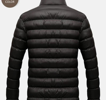 Mens Classic Bomber Puffer Jacket