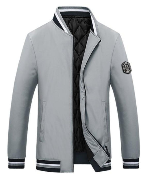 Mens Baseball Jacket with Inner Warming Layer