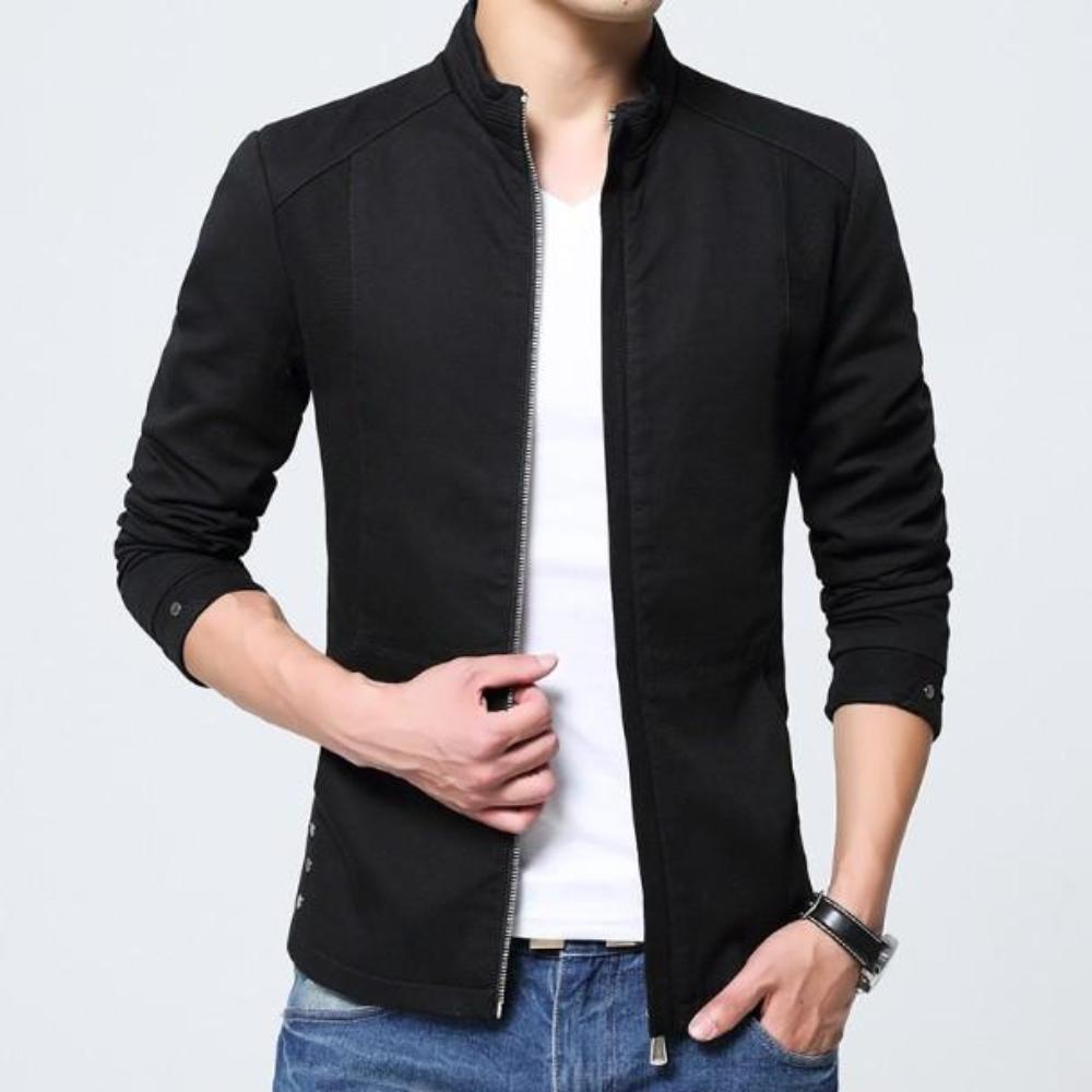 Mens Slim Fit Zipped Up Jacket