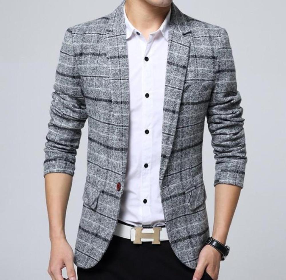 Mens Mix Plaid Blazer – Onetify