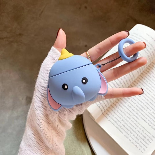 Cartoon Theme Silicone Airpods Case