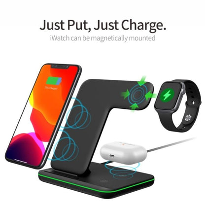 Ninja 15W 3 in 1 Fast Wireless Charging Station for Mobile Phones