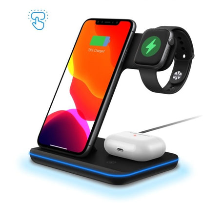 Ninja 15W 3 in 1 Fast Wireless Charging Station for Mobile Phones