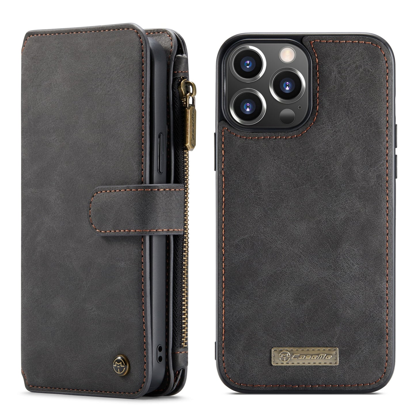 Leather Wallet Flip Cover Phone Case for iPhone