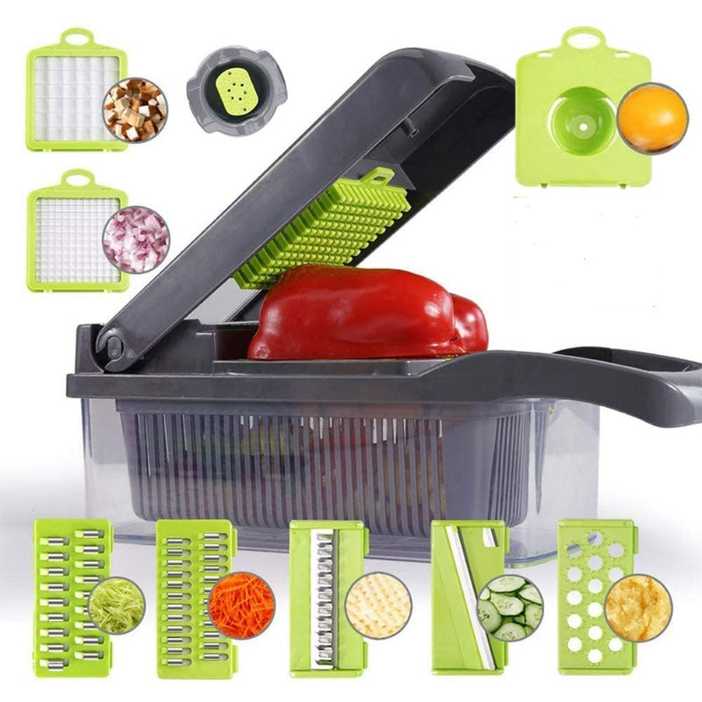 Onetify Multifunction Vegetable Fruit Slicer Chopper Food