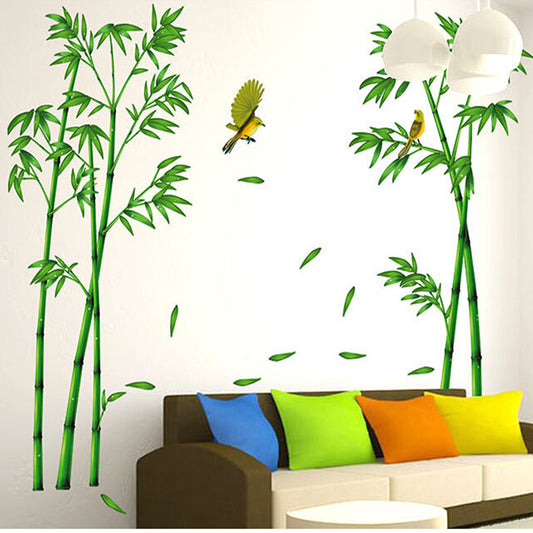 Deep Bamboo Forest 3D Wall Stickers Home Decor