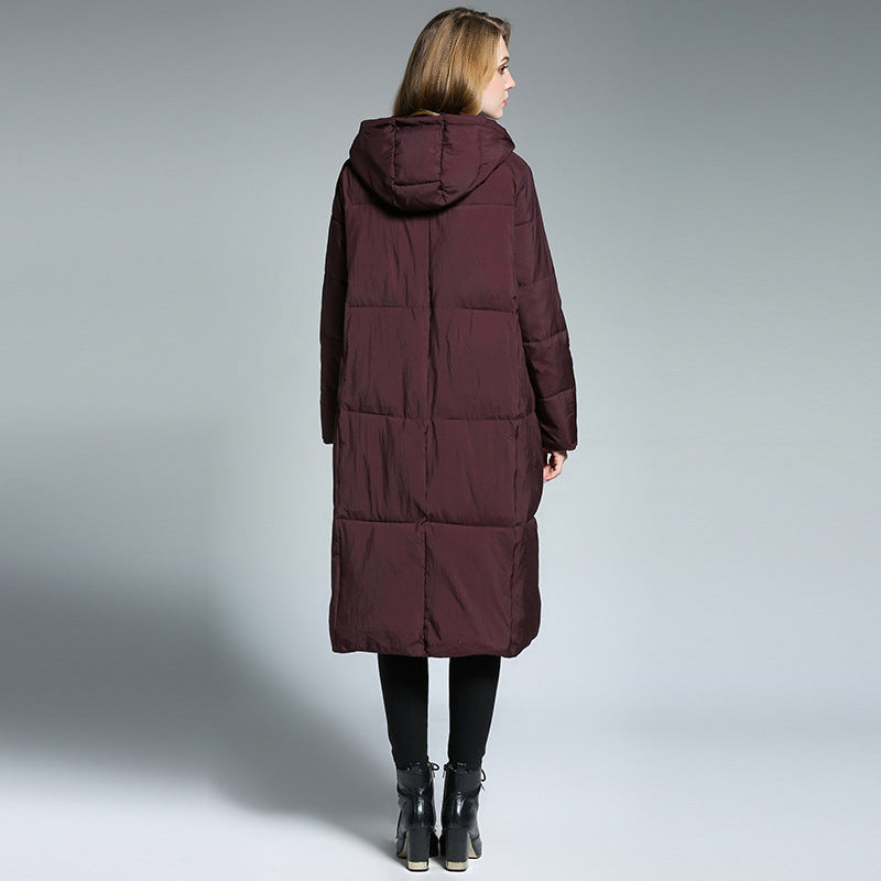 Womens Winter Hooded Puffer Coat