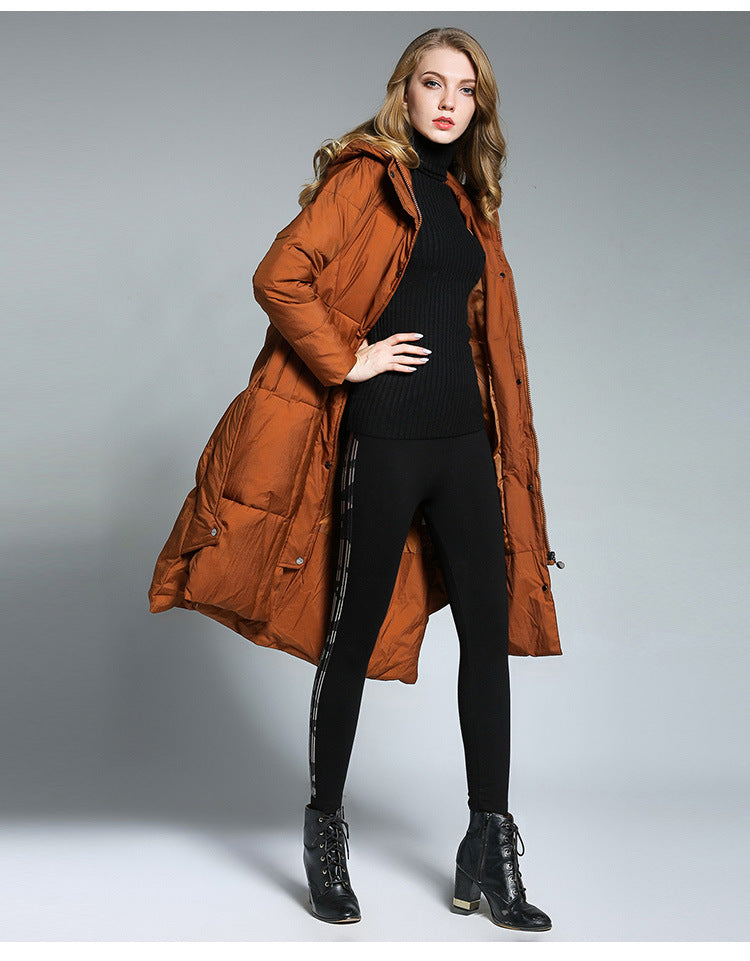 Womens Winter Hooded Puffer Coat