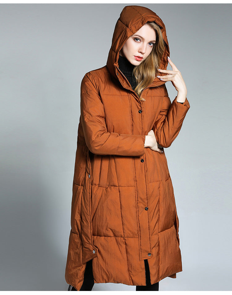 Womens Winter Hooded Puffer Coat