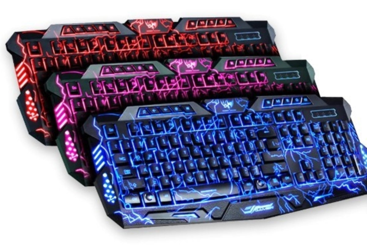 Ninja Dragons Z8V Wired 3 Backlight Ergonomics Gaming Keyboard