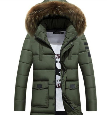 Mens Winter Hooded Coat